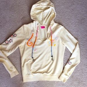 BCBG embroidered hoodie